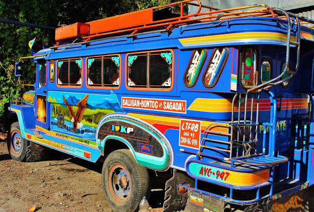 A jeepney in the Philippines