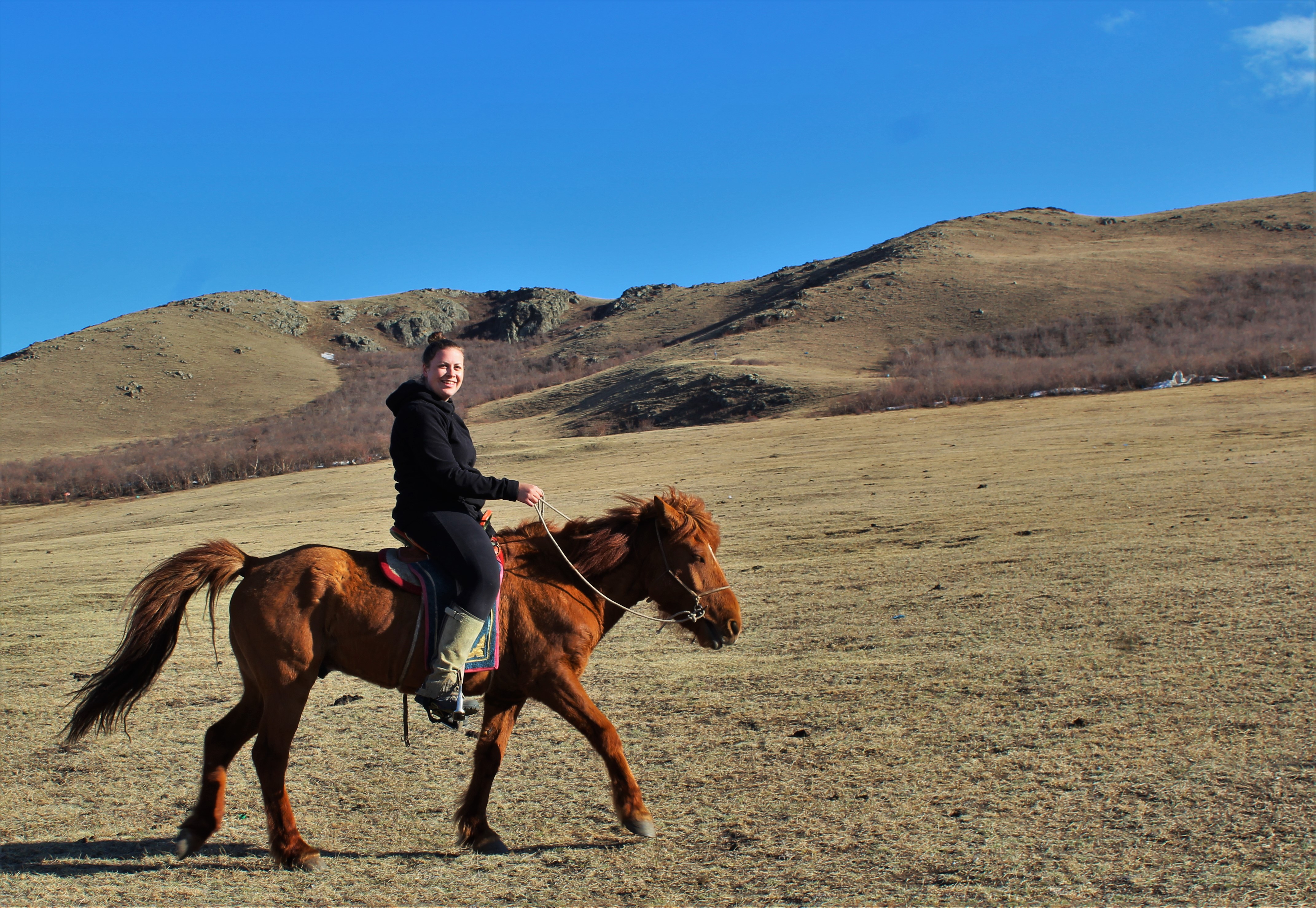 Long Journey Home - snapshots so far. Me riding a horse!