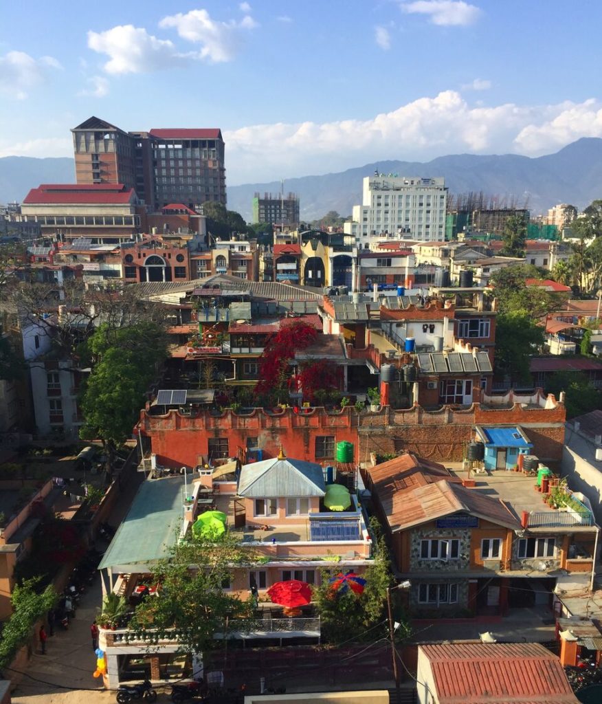 Kathmandu rooftops.