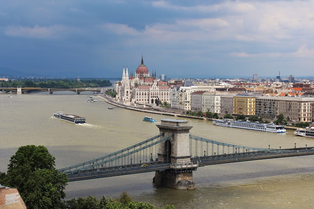 Long Journey Home taste of europe - bridge over the Danube in Budapest