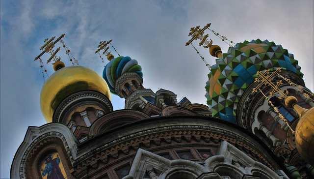 Architecture - Cathedral of Christ the Saviour on Spilled Blood, St Petersburg.