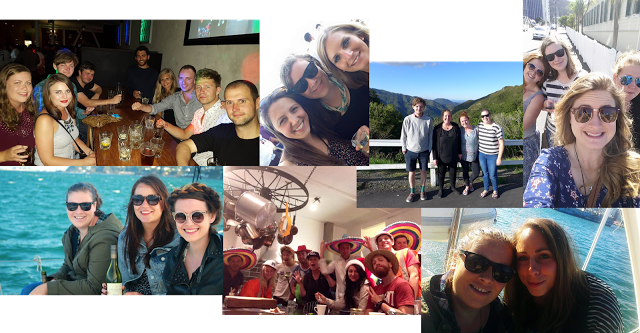 First montage of my friends in Wellington.