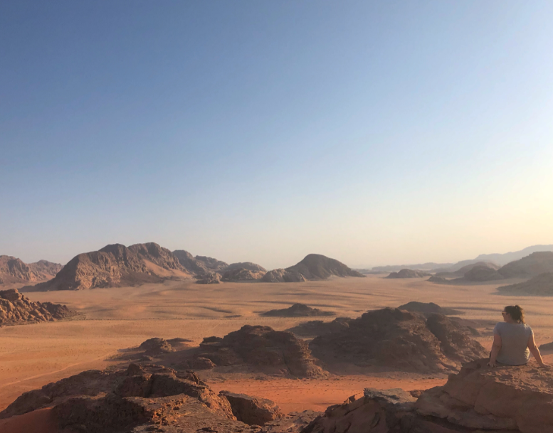 September 2019 - overlooking Wadi Rum desert from a high view point.