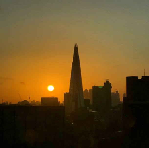 September 2019 - sun rise in London