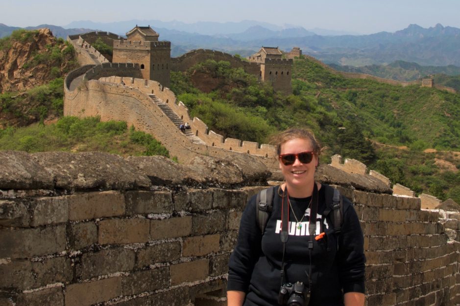 Bethen on the Great Wall of China