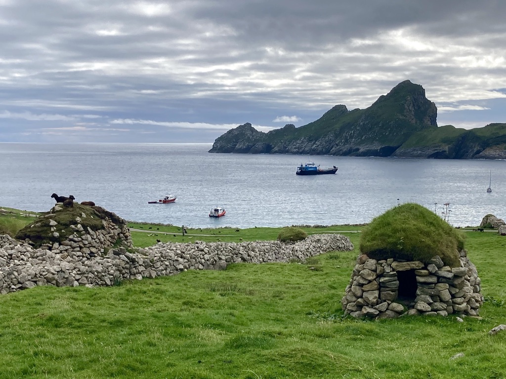 Cleits on Hirta.